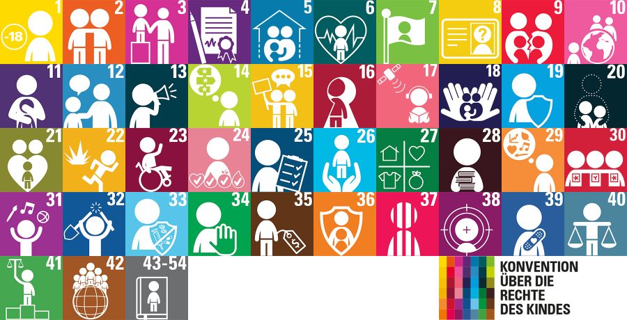 Kinderrechte Icons